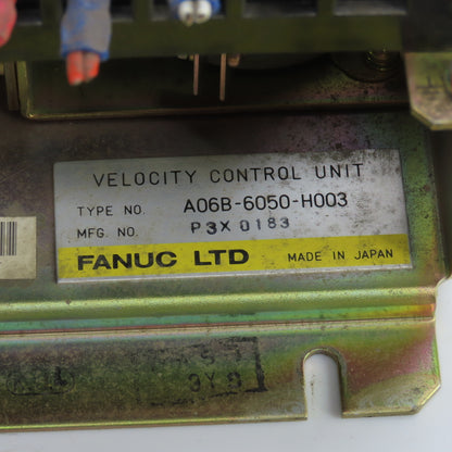 Fanuc A06B-6050-H003 Velocity Control Unit