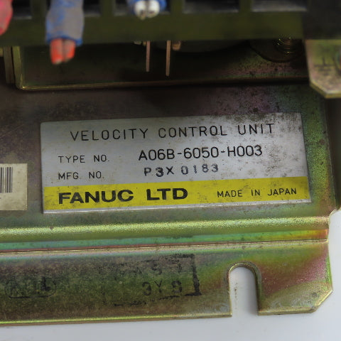 Fanuc A06B-6050-H003 Velocity Control Unit