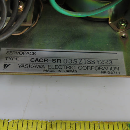 Yaskawa CACR-SR03SZ1SSY223 Servopack Controller 200-230V 3PH