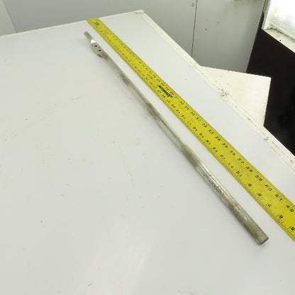 TiN Coated Solid Copper Lug Terminal Rod 3/4"x35-3/4" OAL From Allen Bradley MCC