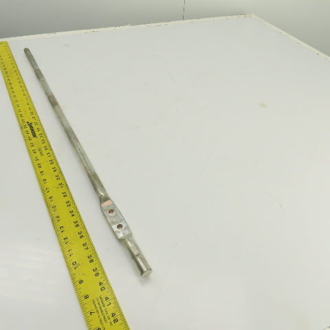 TiN Coated Solid Copper Lug Terminal Rod 3/4"x35-3/4" OAL From Allen Bradley MCC