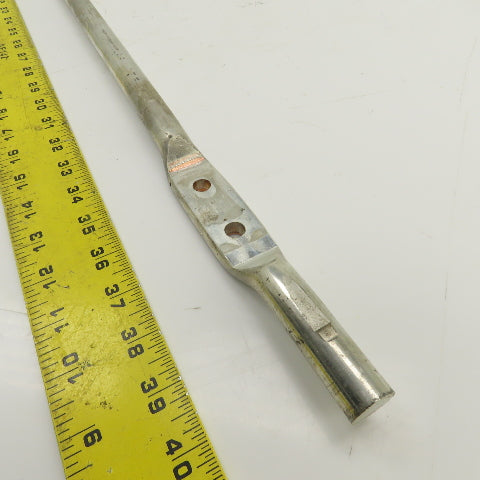 TiN Coated Solid Copper Lug Terminal Rod 3/4"x35-3/4" OAL From Allen Bradley MCC
