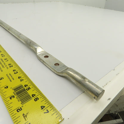 TiN Coated Copper Lug Terminal Rod 3/4" x 48-5/8" OAL From Allen Bradley MCC