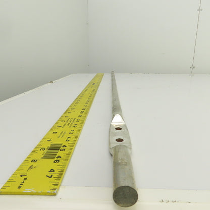 TiN Coated Copper Lug Terminal Rod 3/4" x 48-5/8" OAL From Allen Bradley MCC