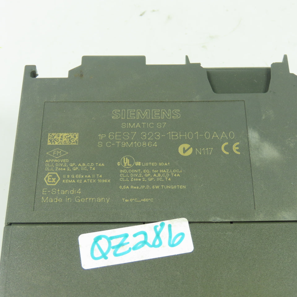 Siemens 6ES7 323-1BH01-0AA0  Didital I/O Module 24VDC 0.5A Type  6E57