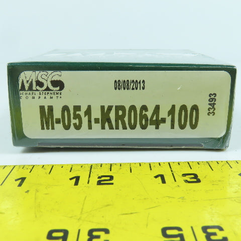 MSC M-051-KR064-100 1" Urethane Rod Gland Kit Retainer New Sealed