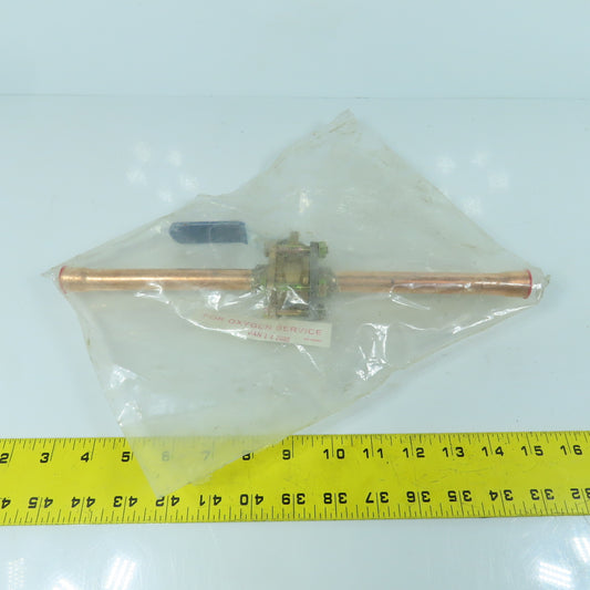Nibco 595-Y-66 1/2" Oxygen Service Ball Valve 316SS New Sealed