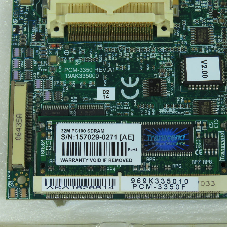 Advantech PCM-3350F Computer Motherboard CPU With 32M PC100 SDRAM New