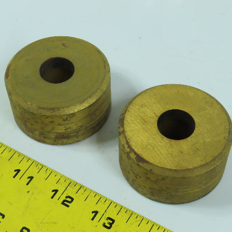 419 Round Center Die 25/32" ID x 2-3/8" OD Lot Of 2