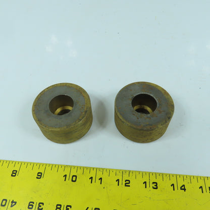 419 Round Center Die 25/32" ID x 2-3/8" OD Lot Of 2