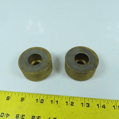 419 Round Center Die 25/32" ID x 2-3/8" OD Lot Of 2