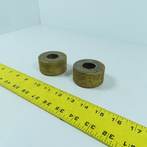 419 Round Center Die 25/32" ID x 2-3/8" OD Lot Of 2