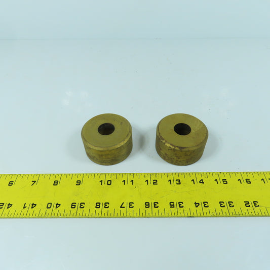 419 Round Center Die 25/32" ID x 2-3/8" OD Lot Of 2