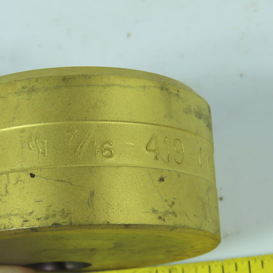 C13131 419 Round Offset Die 7/16" ID x 2-3/8" OD x 1-1/4" H