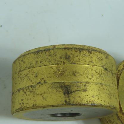 419 Round Center Die 7/16" ID x 2-3/8" OD x 1-1/4" H Lot Of 2