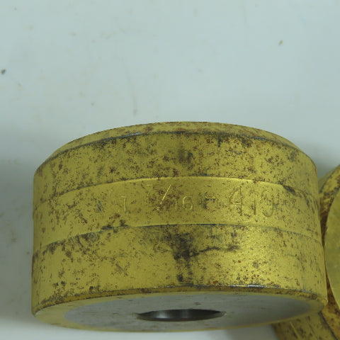419 Round Center Die 7/16" ID x 2-3/8" OD x 1-1/4" H Lot Of 2