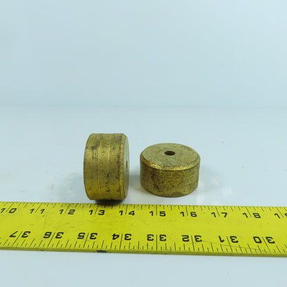 419 Round Center Die 7/16" ID x 2-3/8" OD x 1-1/4" H Lot Of 2