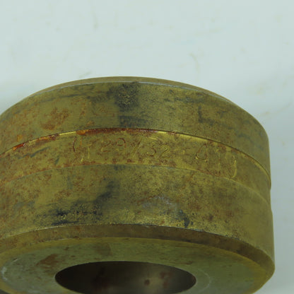 419 Round Center Die 29/32" ID x 2-3/8" OD x 1-1/4" H Lot Of 2