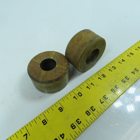 419 Round Center Die 29/32" ID x 2-3/8" OD x 1-1/4" H Lot Of 2