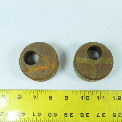 C3600 419 Round Offset Die 29/32" ID x 2-3/8" OD x 1-1/4" H Lot Of 2
