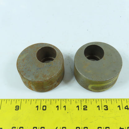 C3600 419 Round Offset Die 29/32" ID x 2-3/8" OD x 1-1/4" H Lot Of 2