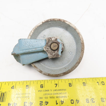 Goss 4" x 3/4" Wide V-Groove Pulley 7/16-20 Thread