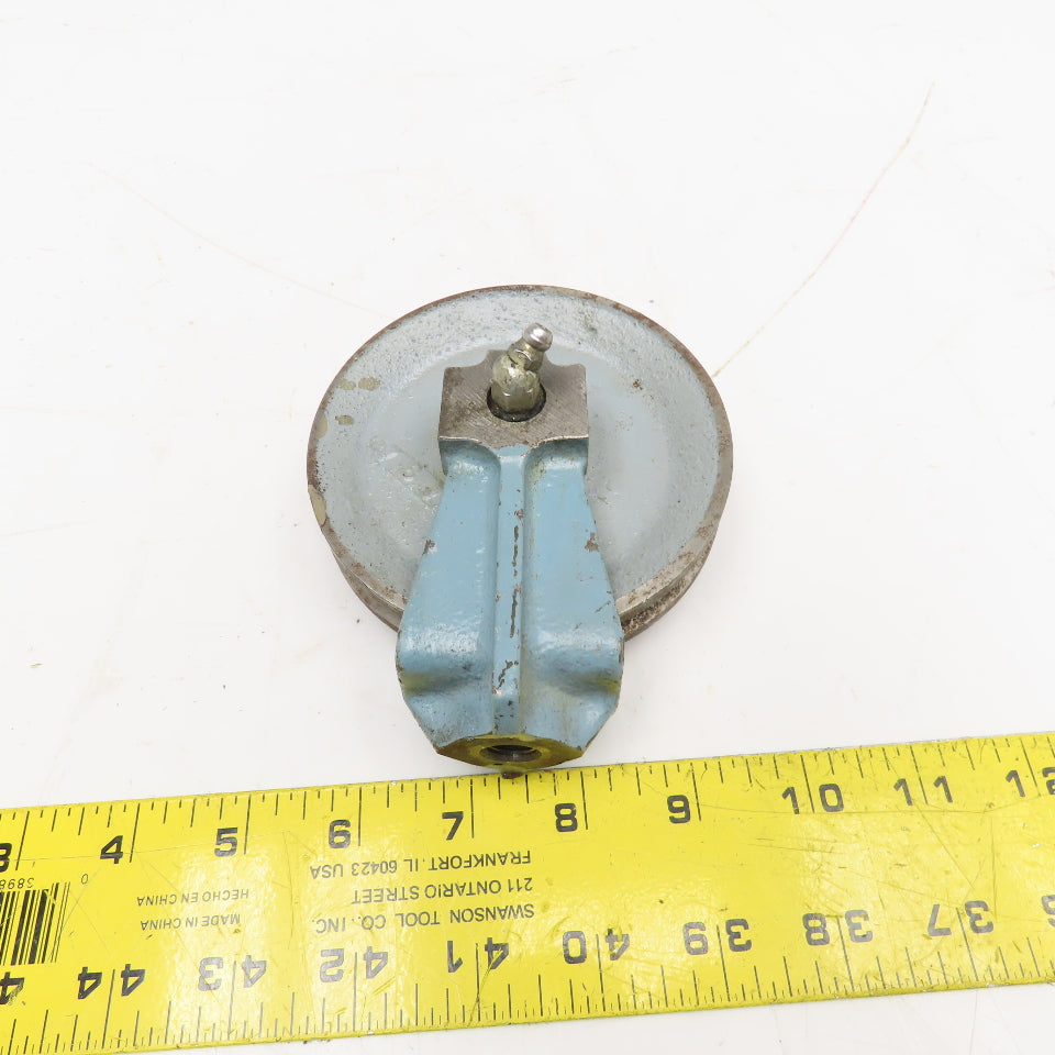 Goss 4" x 3/4" Wide V-Groove Pulley 7/16-20 Thread