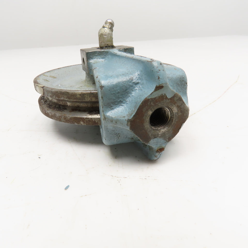 Goss 4" x 3/4" Wide V-Groove Pulley 7/16-20 Thread