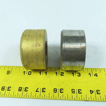 419 Round Center Die 13/16" ID x 2-3/8" OD x 1-1/4" H Lot Of 2