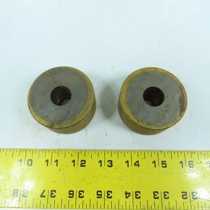 419 Round Center Die 5/8" ID x 2-3/8" OD x 1-1/4" H Lot Of 2