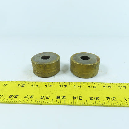419 Round Center Die 5/8" ID x 2-3/8" OD x 1-1/4" H Lot Of 2