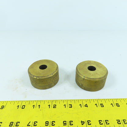 419 Round Center Die 5/8" ID x 2-3/8" OD x 1-1/4" H Lot Of 2