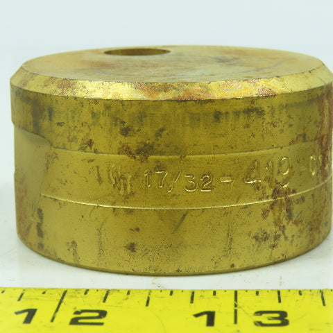 C13131 419 Round Offset Die 17/32" ID x 2-3/8" OD x 1-1/4" H Lot Of 3