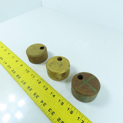 C13131 419 Round Offset Die 17/32" ID x 2-3/8" OD x 1-1/4" H Lot Of 3