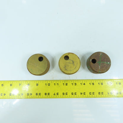 C13131 419 Round Offset Die 17/32" ID x 2-3/8" OD x 1-1/4" H Lot Of 3