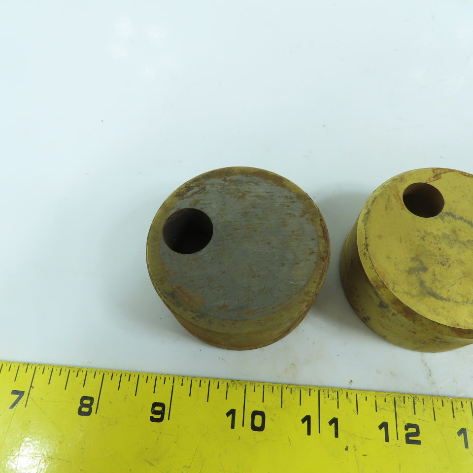 C13131 419 Round Offset Die 17/32" ID x 2-3/8" OD x 1-1/4" H Lot Of 3