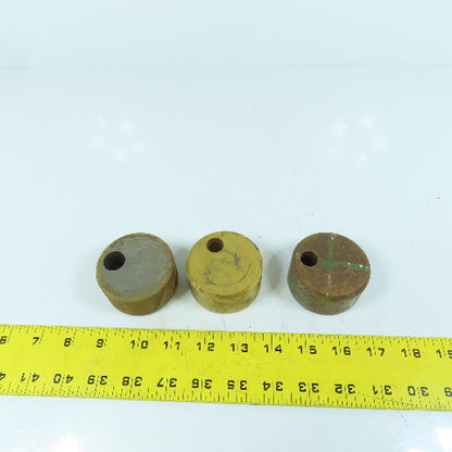 C13131 419 Round Offset Die 17/32" ID x 2-3/8" OD x 1-1/4" H Lot Of 3