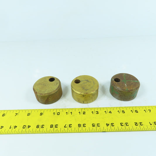 C13131 419 Round Offset Die 17/32" ID x 2-3/8" OD x 1-1/4" H Lot Of 3