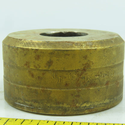 419 Round Center Die 15/16" ID x 2-3/8" OD x 1-1/4" H