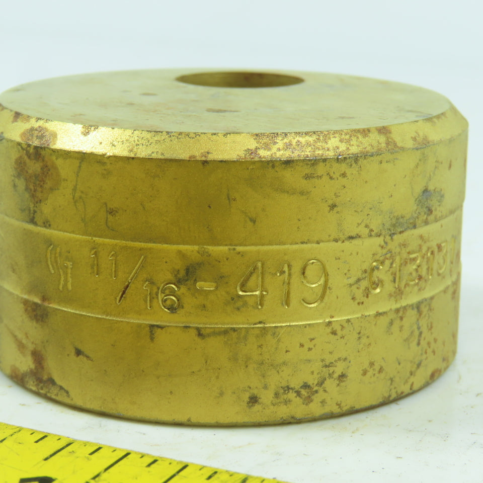 419 Round Offset Die 11/16" ID x 2-3/8" OD x 1-1/4" H