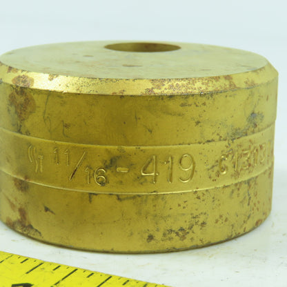419 Round Offset Die 11/16" ID x 2-3/8" OD x 1-1/4" H