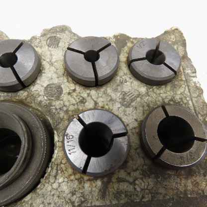 Centerless Grinder Collet Set M22-1.5 Thread 34mm Face Lot Of 10