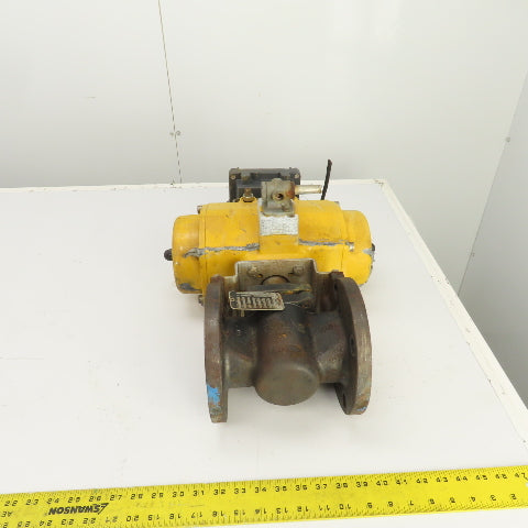 Emerson QS0350.U04STACW Flange Mount Valve & Pneumatic Actuator 116 PSI
