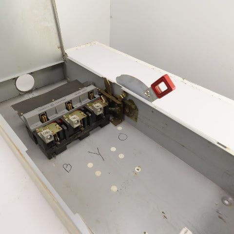 GE THN3364R 200A Heavy Duty Non-Fusible Safety Disconnect Switch 600V AC Type 3R