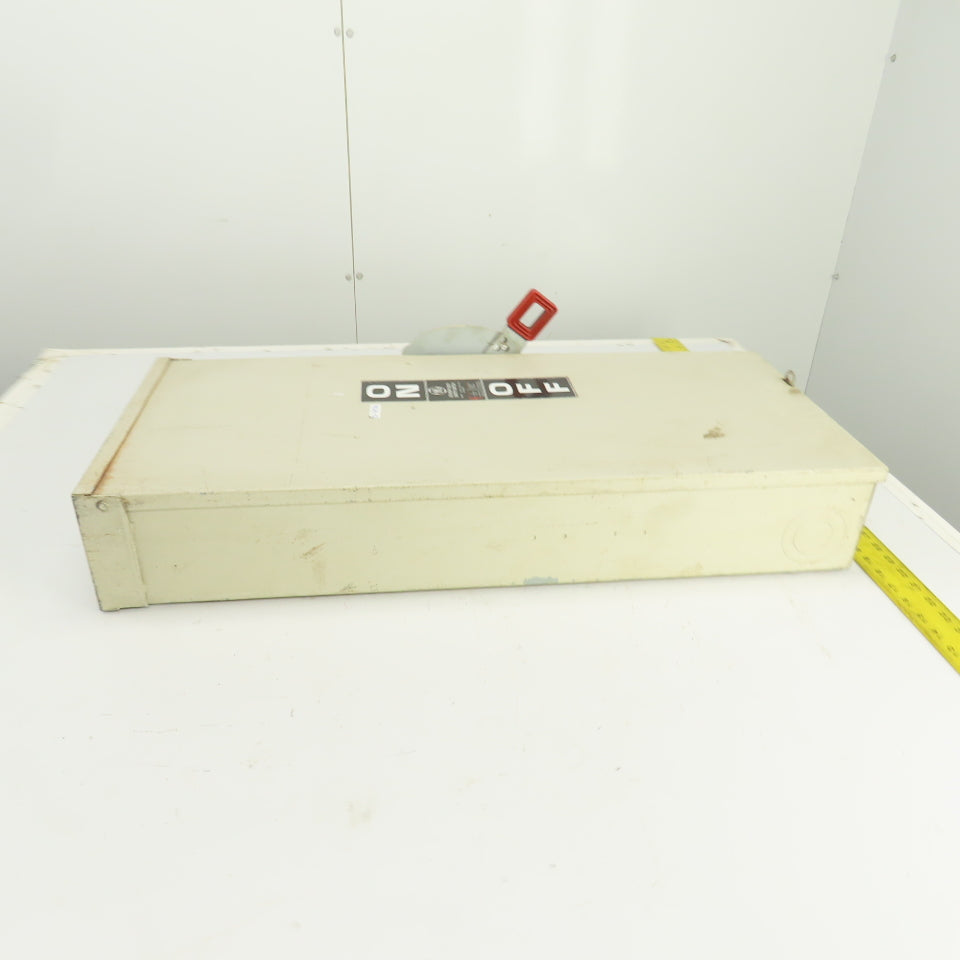 GE THN3364R 200A Heavy Duty Non-Fusible Safety Disconnect Switch 600V AC Type 3R