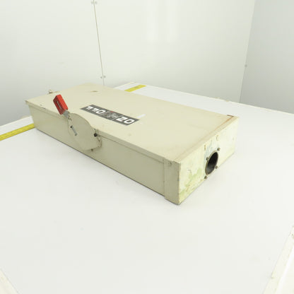 GE THN3364R 200A Heavy Duty Non-Fusible Safety Disconnect Switch 600V AC Type 3R