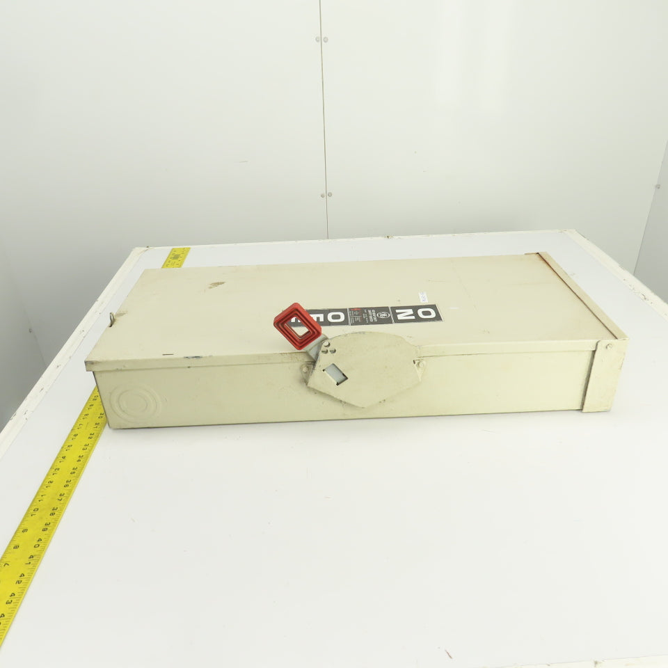 GE THN3364R 200A Heavy Duty Non-Fusible Safety Disconnect Switch 600V AC Type 3R