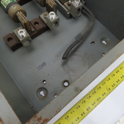 GE TG3225 400A Heavy Duty Fusible Safety Disconnect Switch 240V AC 3PH 50HP