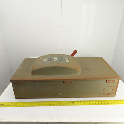 GE TG3225 400A Heavy Duty Fusible Safety Disconnect Switch 240V AC 3PH 50HP