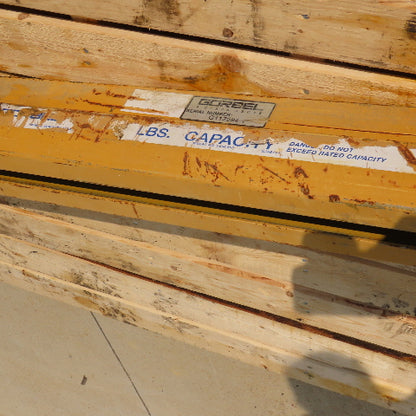 Gorbel 11' Crane Bridge Beam For 3" Monorail 10'6" Travel One Truck